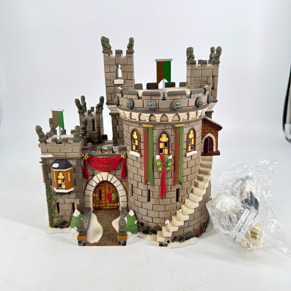 Department 56 Dickens Village Heathmoor Castle 1999 Limited Edition w/ Box